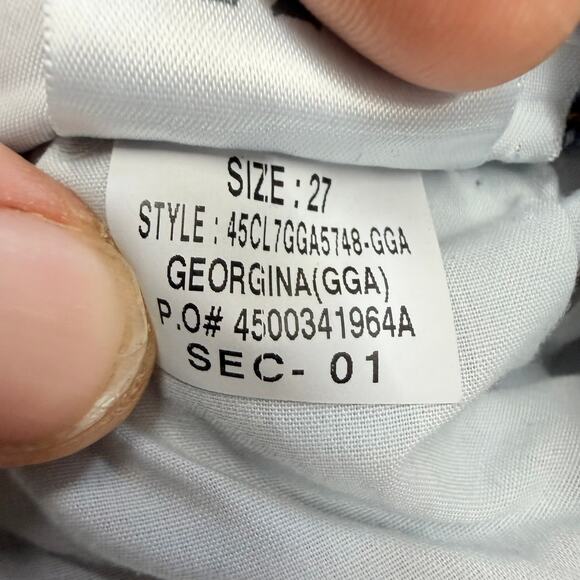 Joe's Jeans Women’s The Charlie High Rise Skinny Ankle Blue Denim Size 27 Fray - Picture 4 of 9